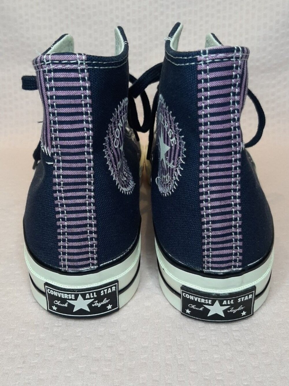 CONVERSE NAUTICAL PREP Obsidian Women Size 7 Chuck Taylor High Top Sneakers - Picture 4 of 9